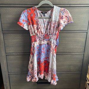 Forever 21 Patchwork Dress